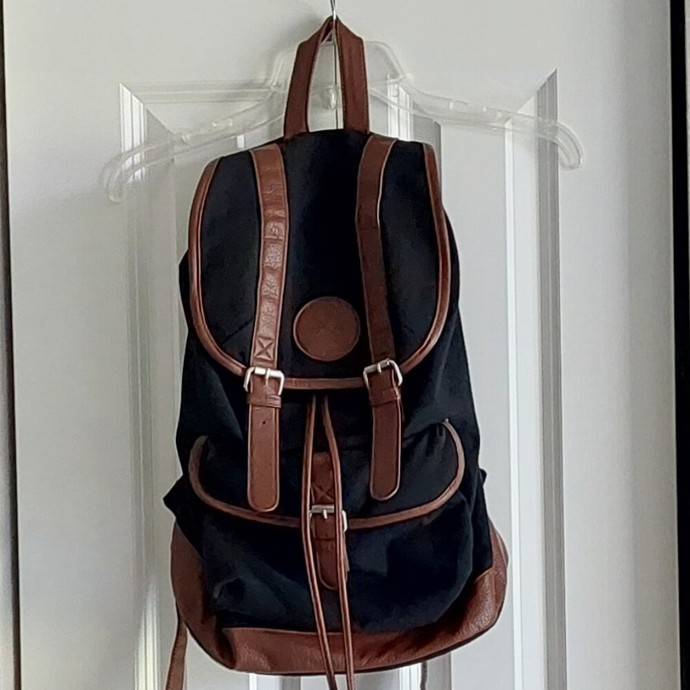 Empyre Unisex Black Canvas Bucket Backpack by Zumiez